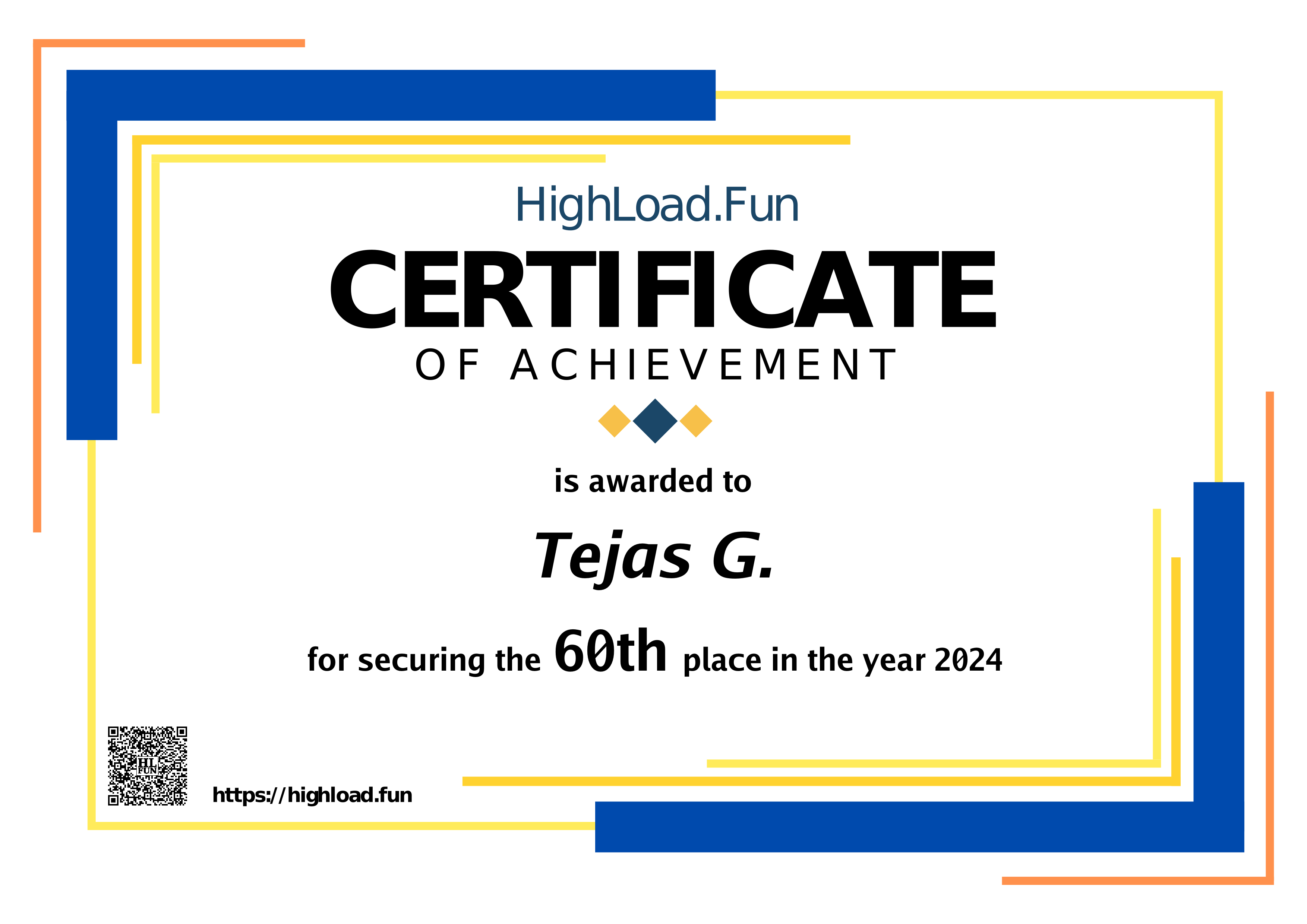 Certificate 2024