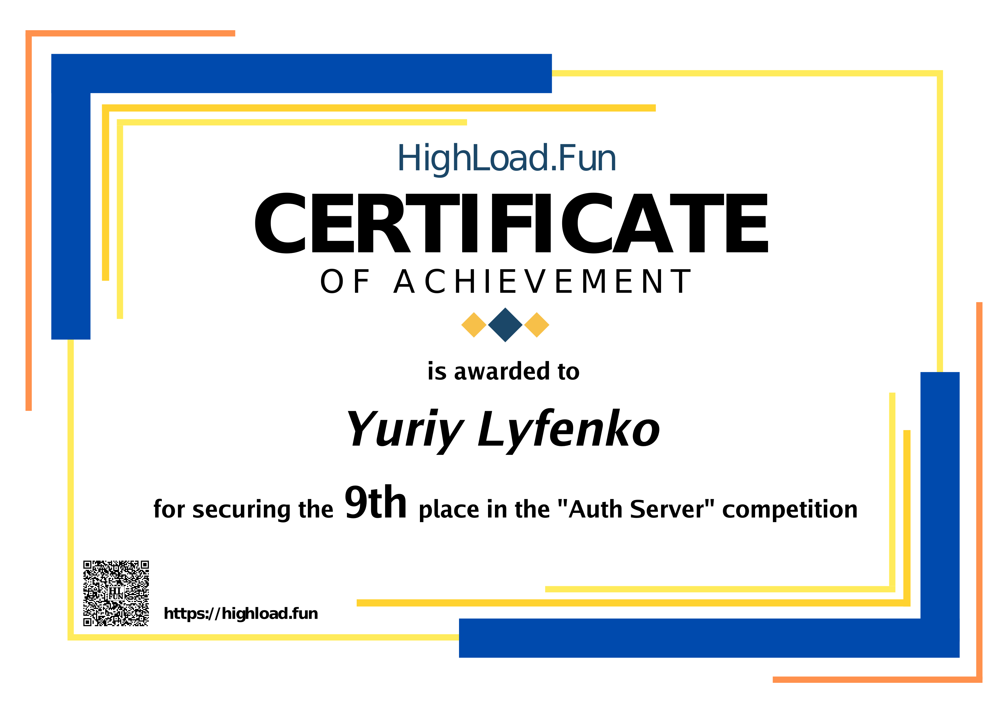 Certificate tc-authserver-2024