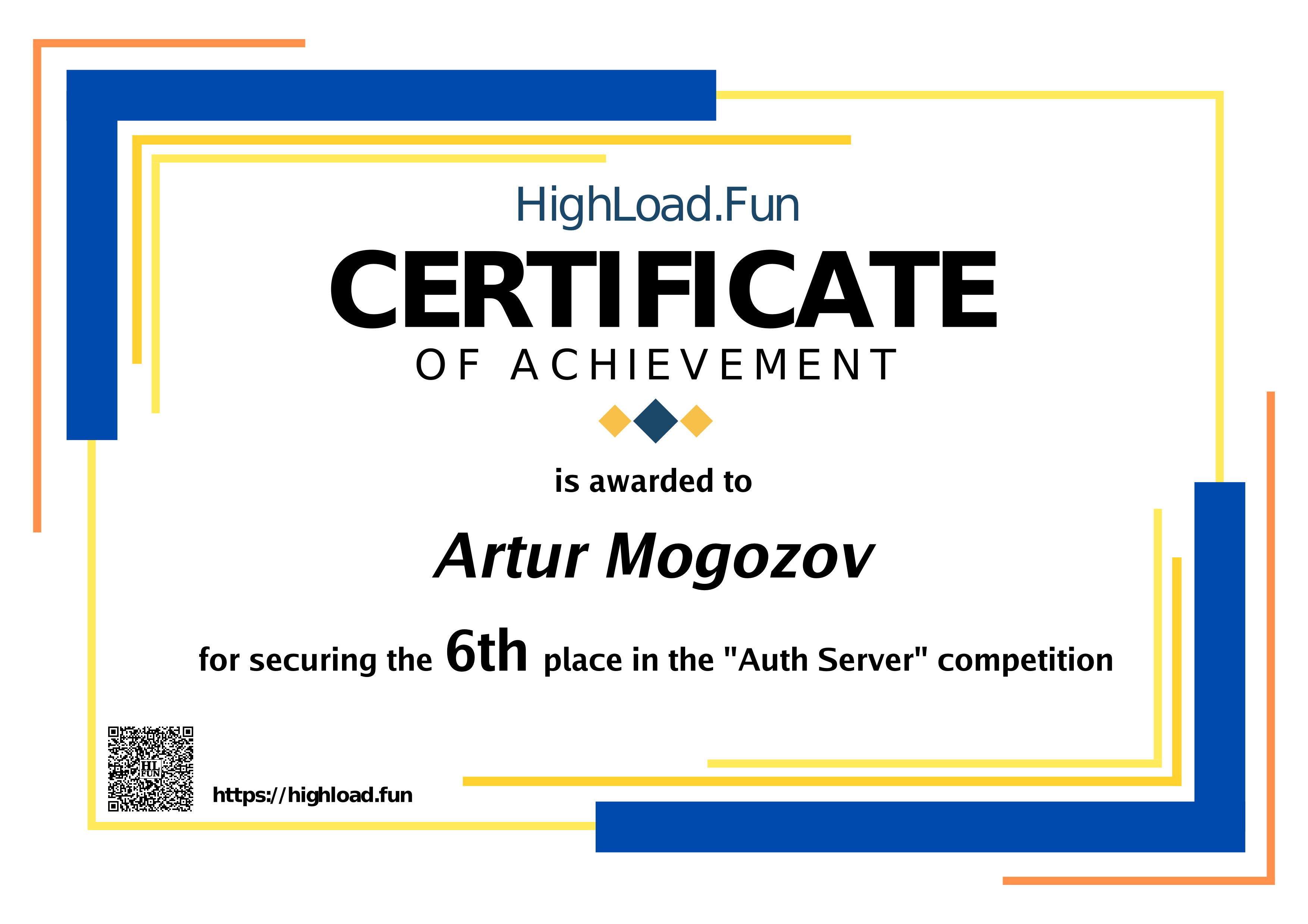 Certificate tc-authserver-2024
