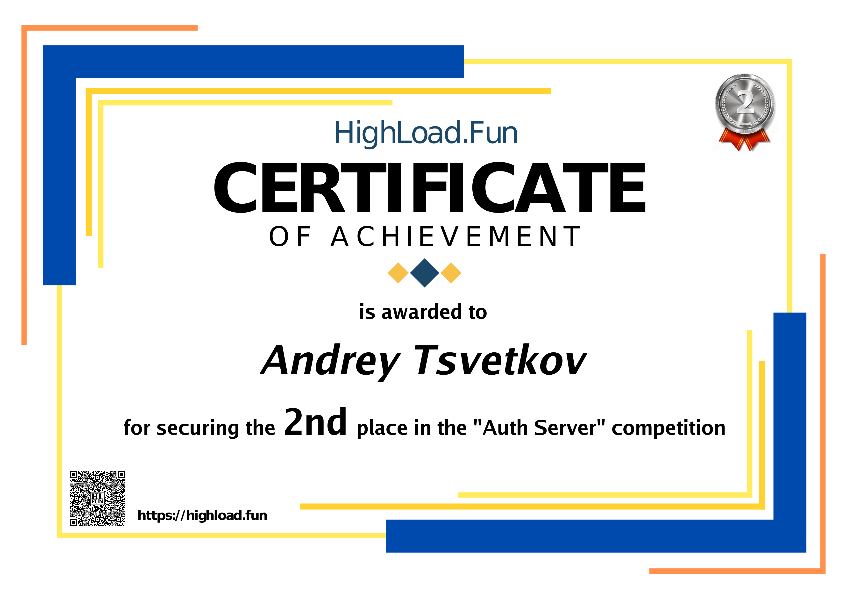 Certificate tc-authserver-2024