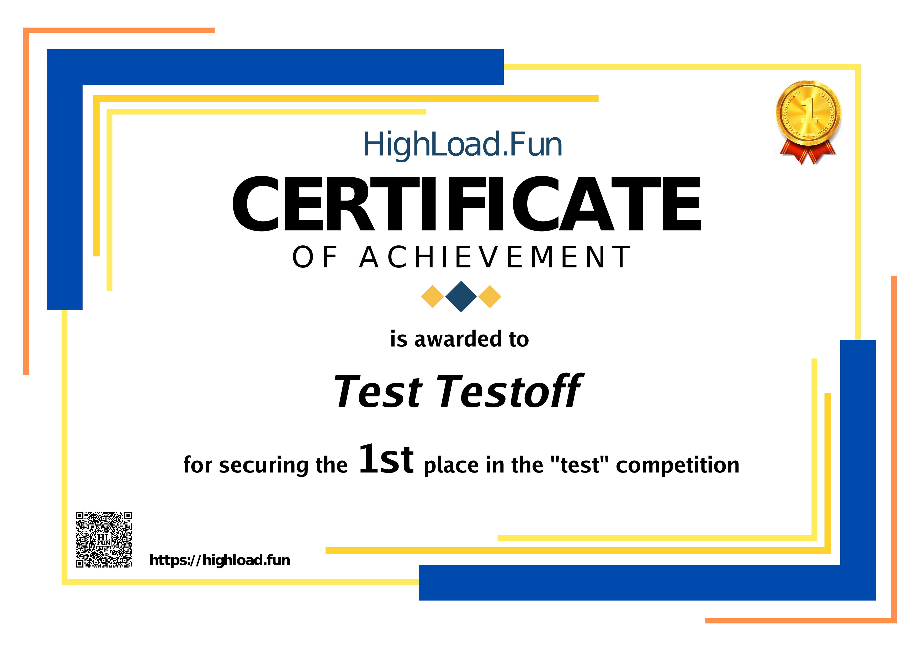 Certificate test